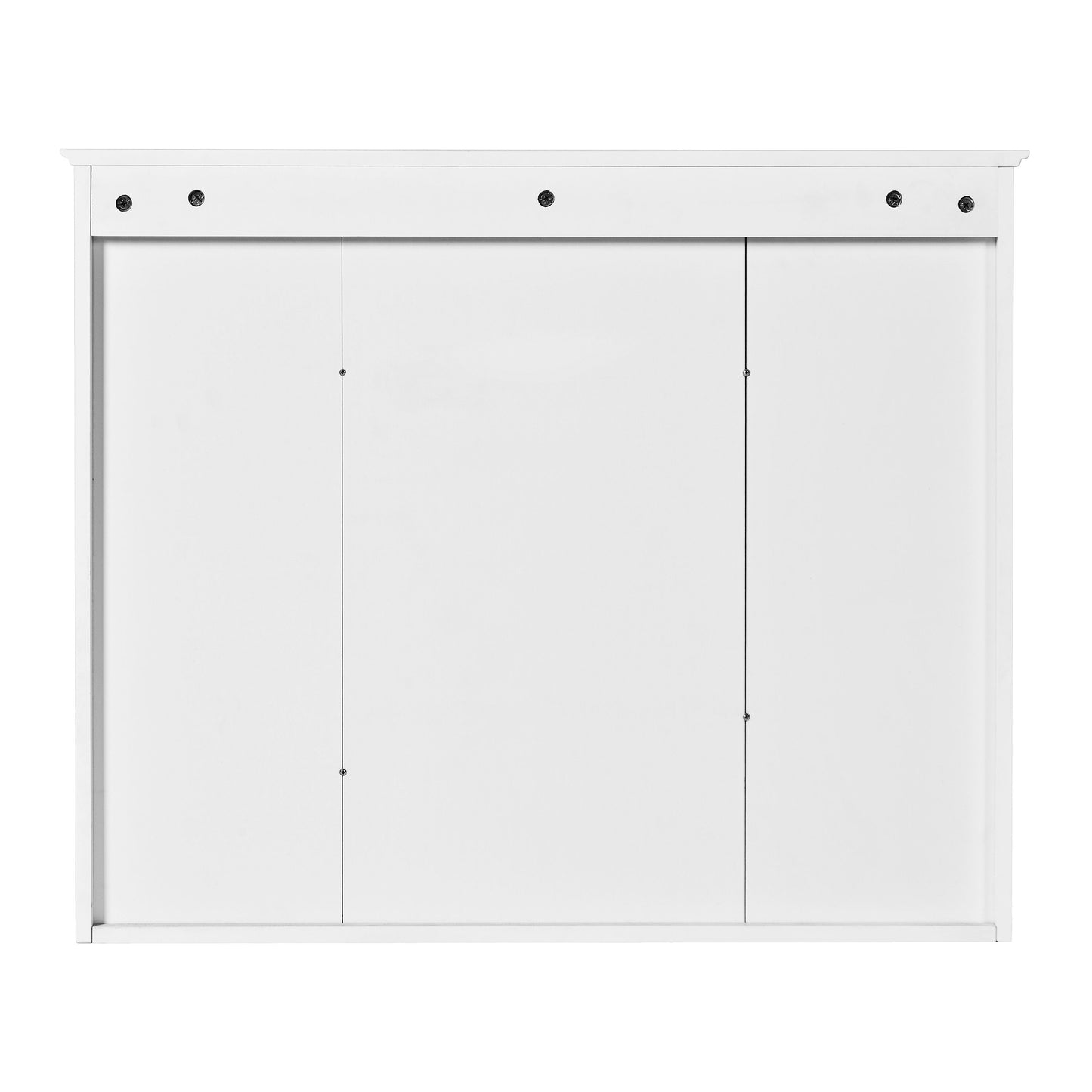 Wall Mounted Bathroom Medicine Cabinet, Modern Bathroom Wall Cabinet With Mirror, Mirror Cabinet With Open Shelves - White