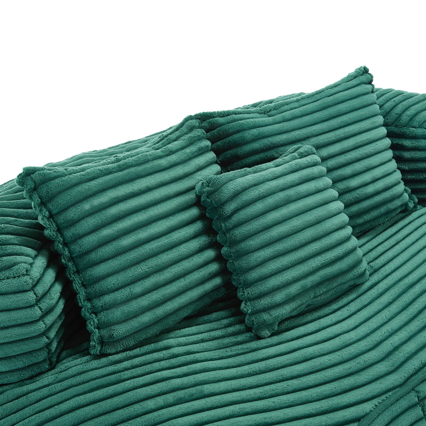 High Back Bean Bag Sofa Lounger For Adults And Kids, Indoor & Outdoor, Durable - Emerald