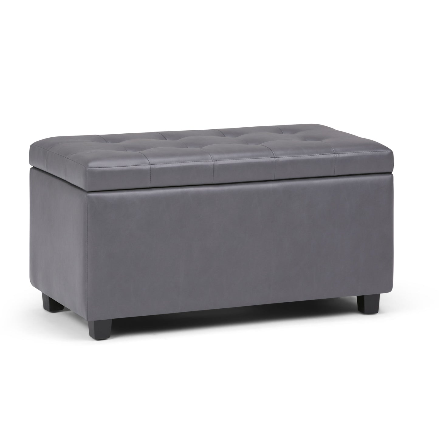 Cosmopolitan - Storage Ottoman - Stone Gray