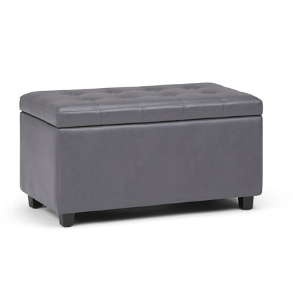 Cosmopolitan - Storage Ottoman - Stone Gray