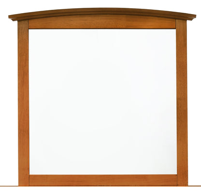 Elegant Wall Mirror - Oak