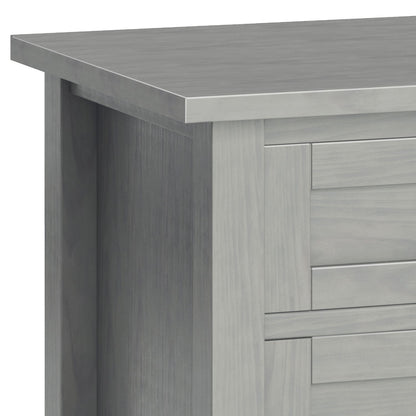 Warm Shaker - Bedside Table - Fog Gray
