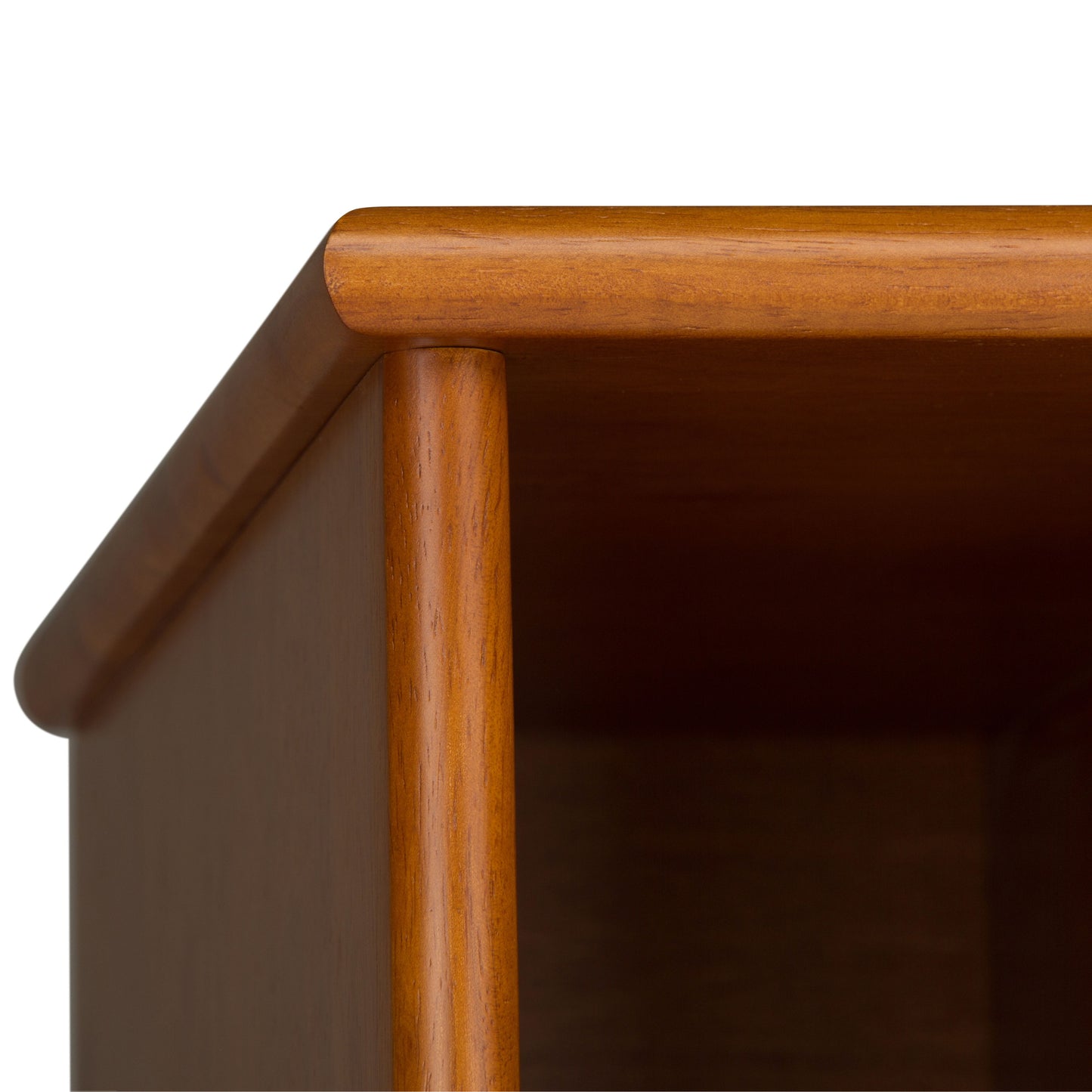 Draper - Mid Century Bookcase And Storage Unit - Teak Brown