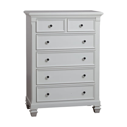 Glendale - 6 Drawer Chest - Pure White