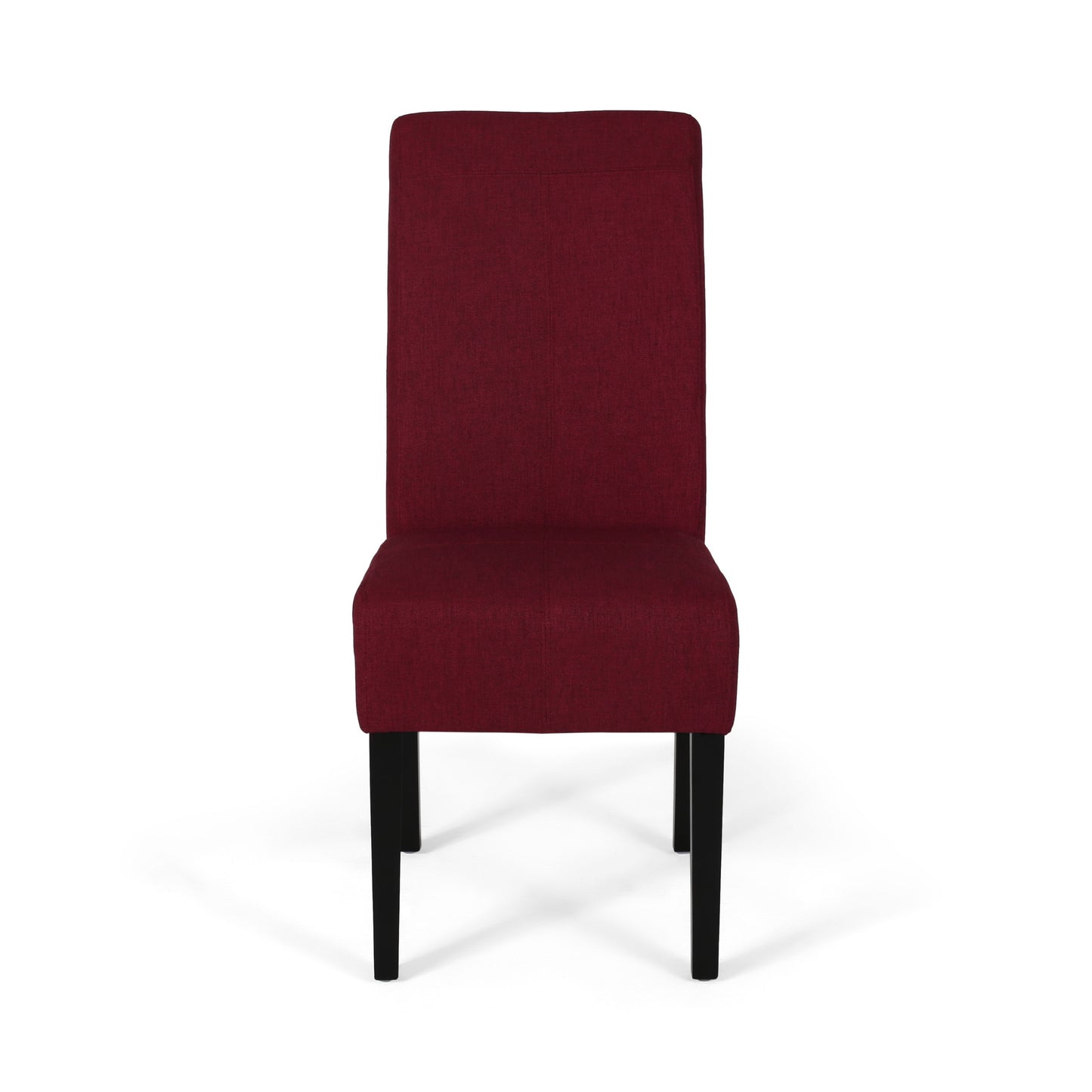 Pertica - Dining Chair Upholstered Armless Chairs (Set of 2) - Red