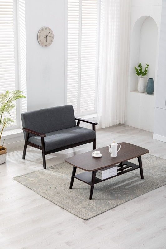 Bahamas - Coffee Table And Loveseat (Set of 2) - Espresso