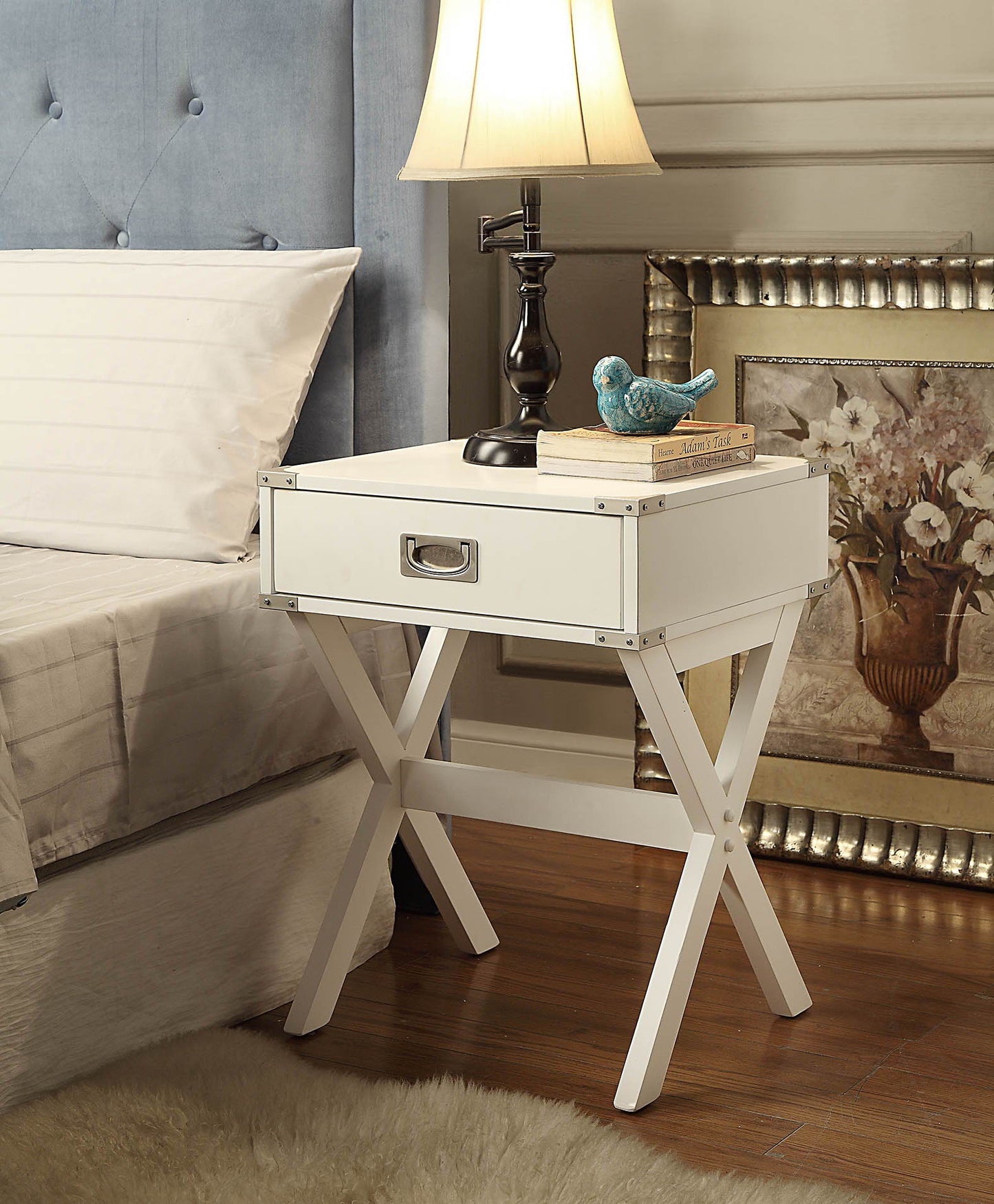 Babs - Accent Table - White