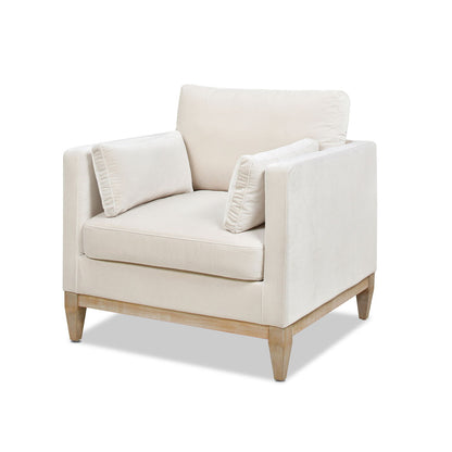 Knox - Modern Farmhouse Arm Chair - French Beige