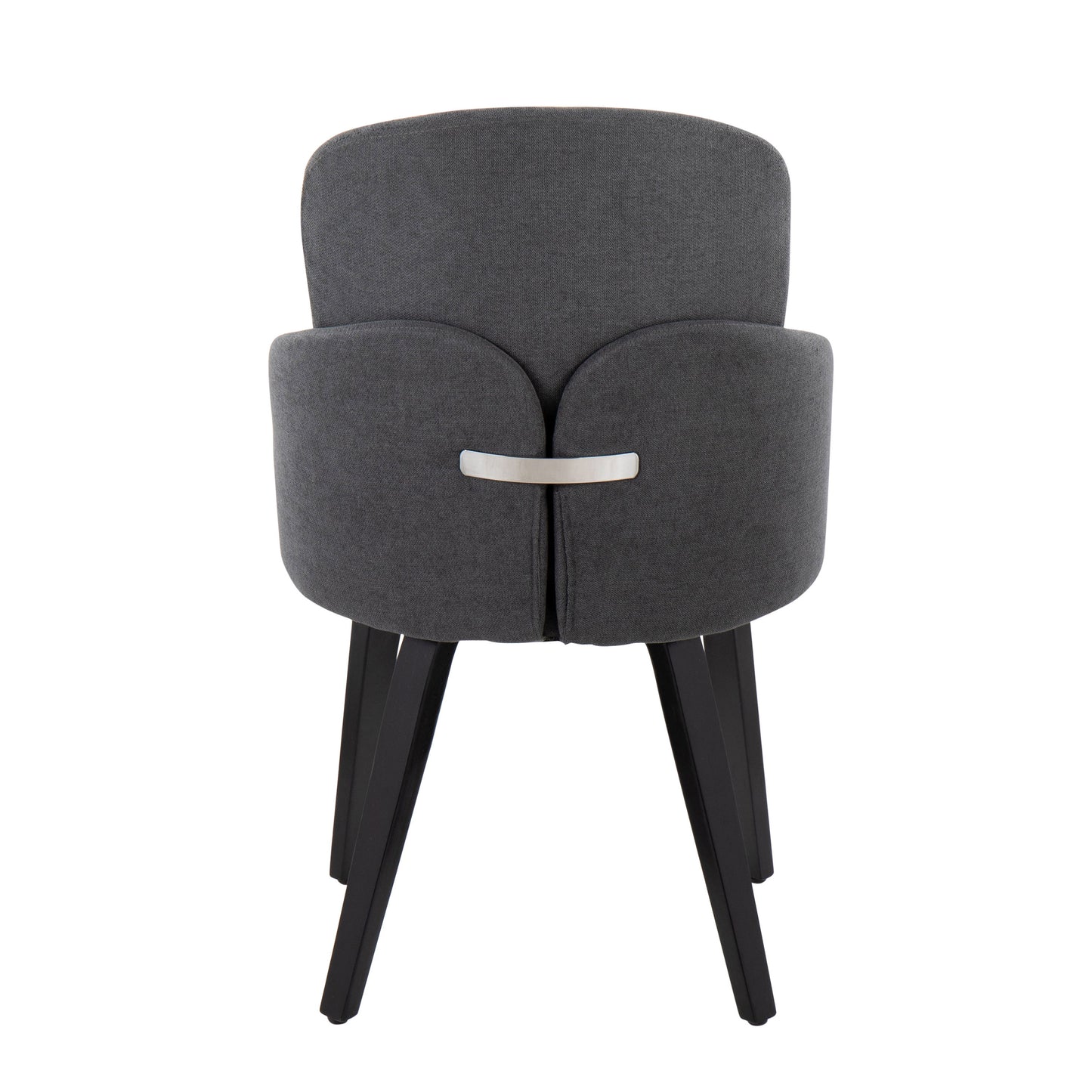 Dahlia - Contemporary Dining Chair (Set of 2) - Gray / Black