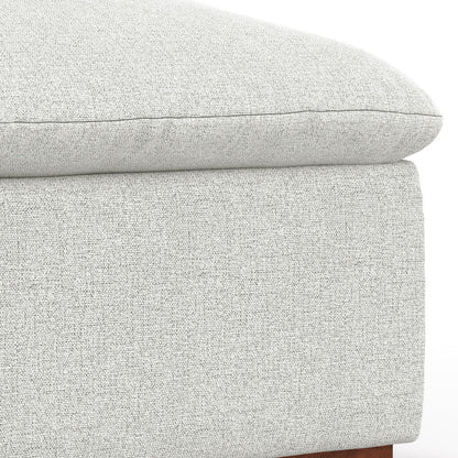 Jasmine - 2 Seater Sofa And Ottoman - Gray
