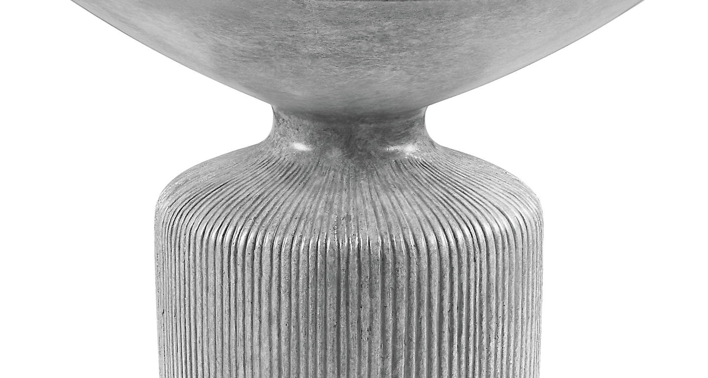 Laddie - Weathered End Table - Gray