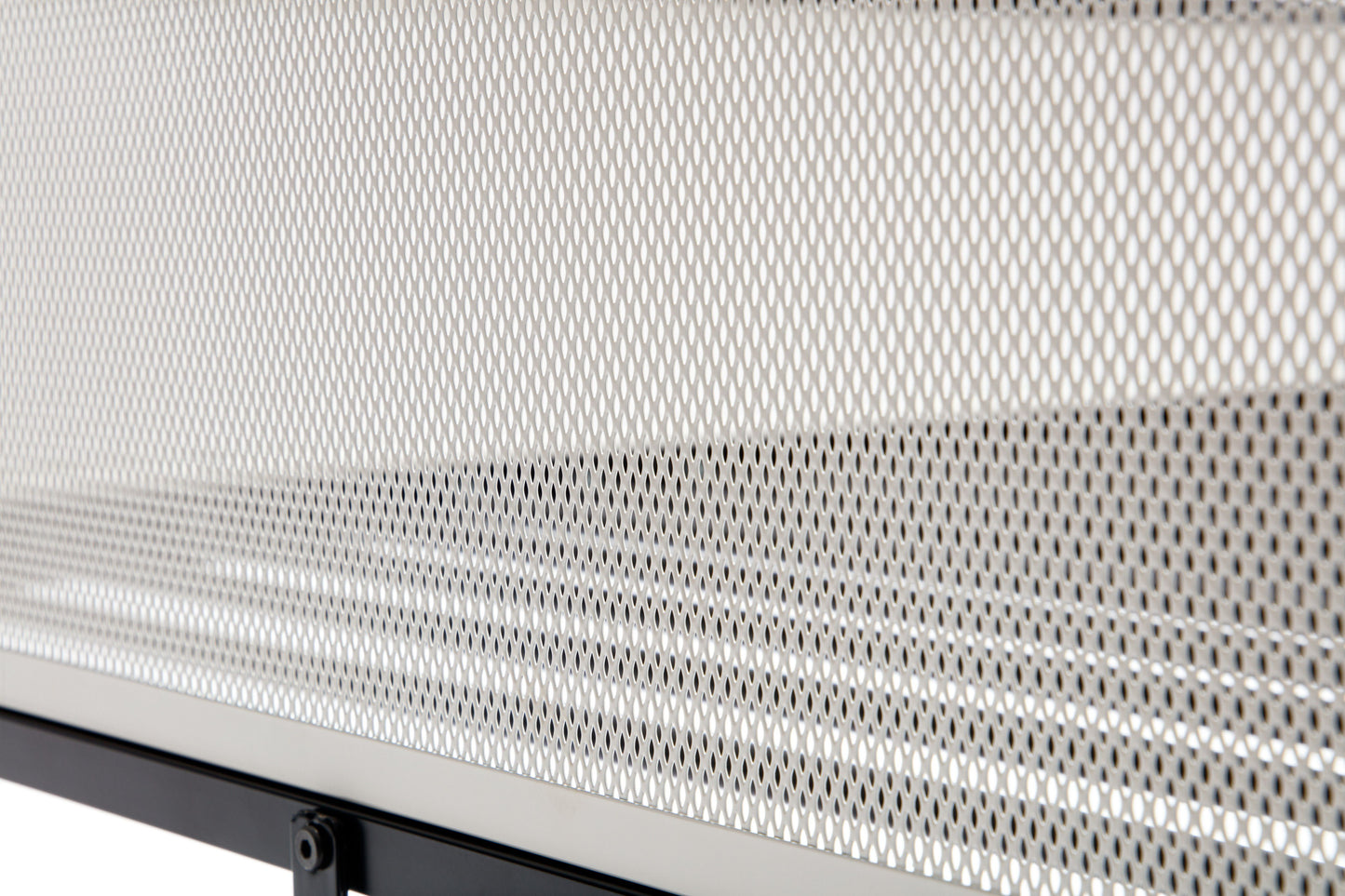 Adam - Twin Over Full Bunk Guard Rail - Black With White Mesh