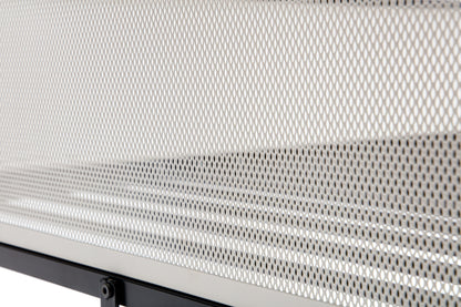 Adam - Twin Over Full Bunk Guard Rail - Black With White Mesh