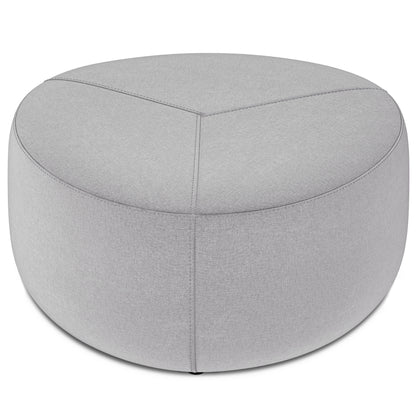Moore - Large Ottoman - Light Gray