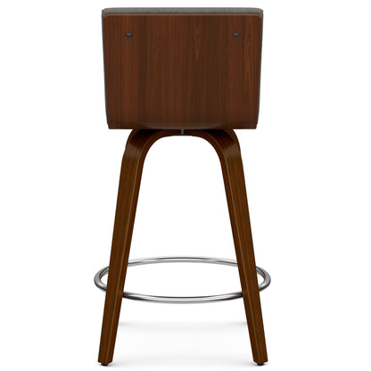 Roland - Swivel Counter Height Stool - Gray
