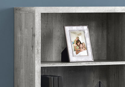 Bookshelf, Bookcase, Etagere, 5 Tier, For Office, Contemporary & Modern - Gray