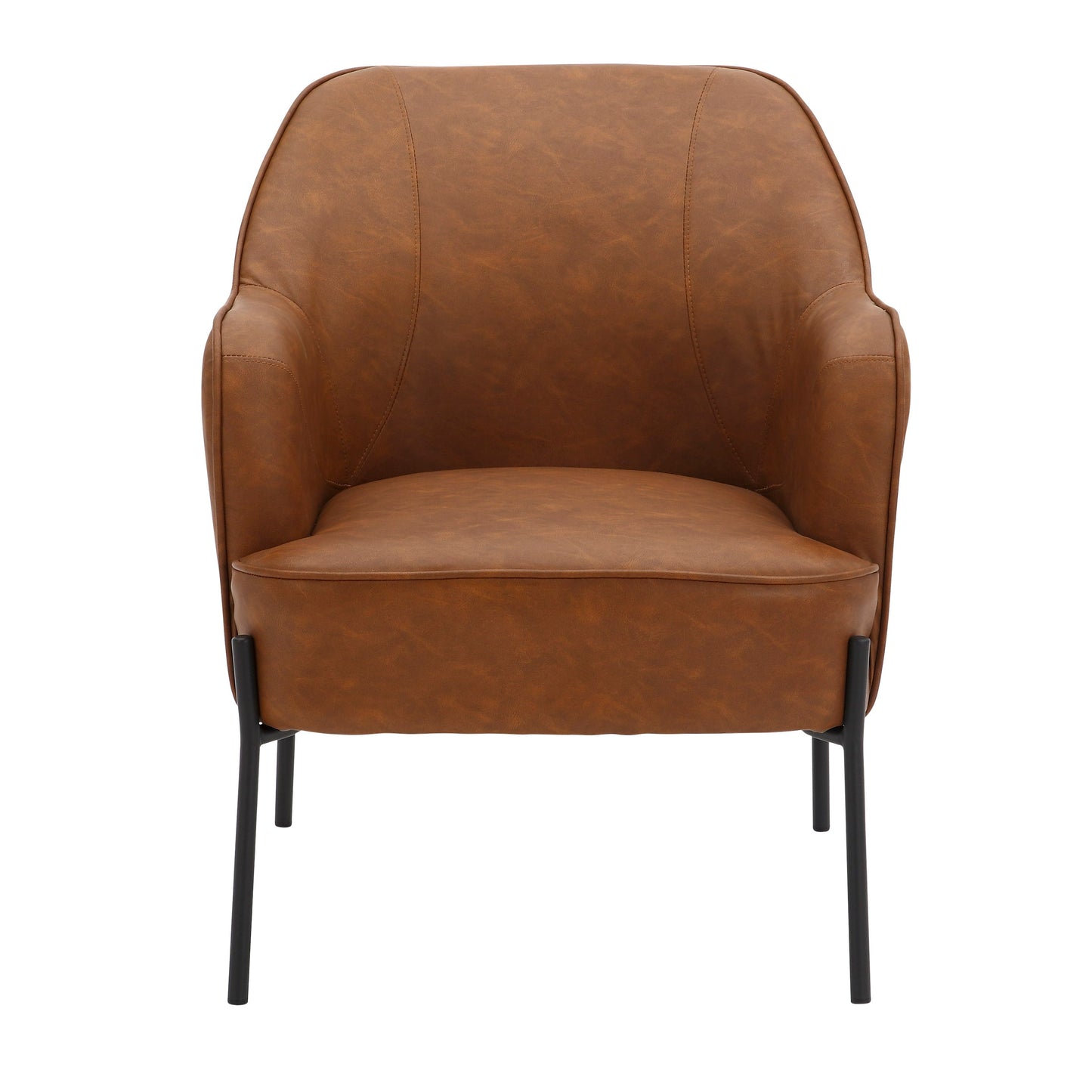 Daniella - Contemporary Chair - Black / Camel