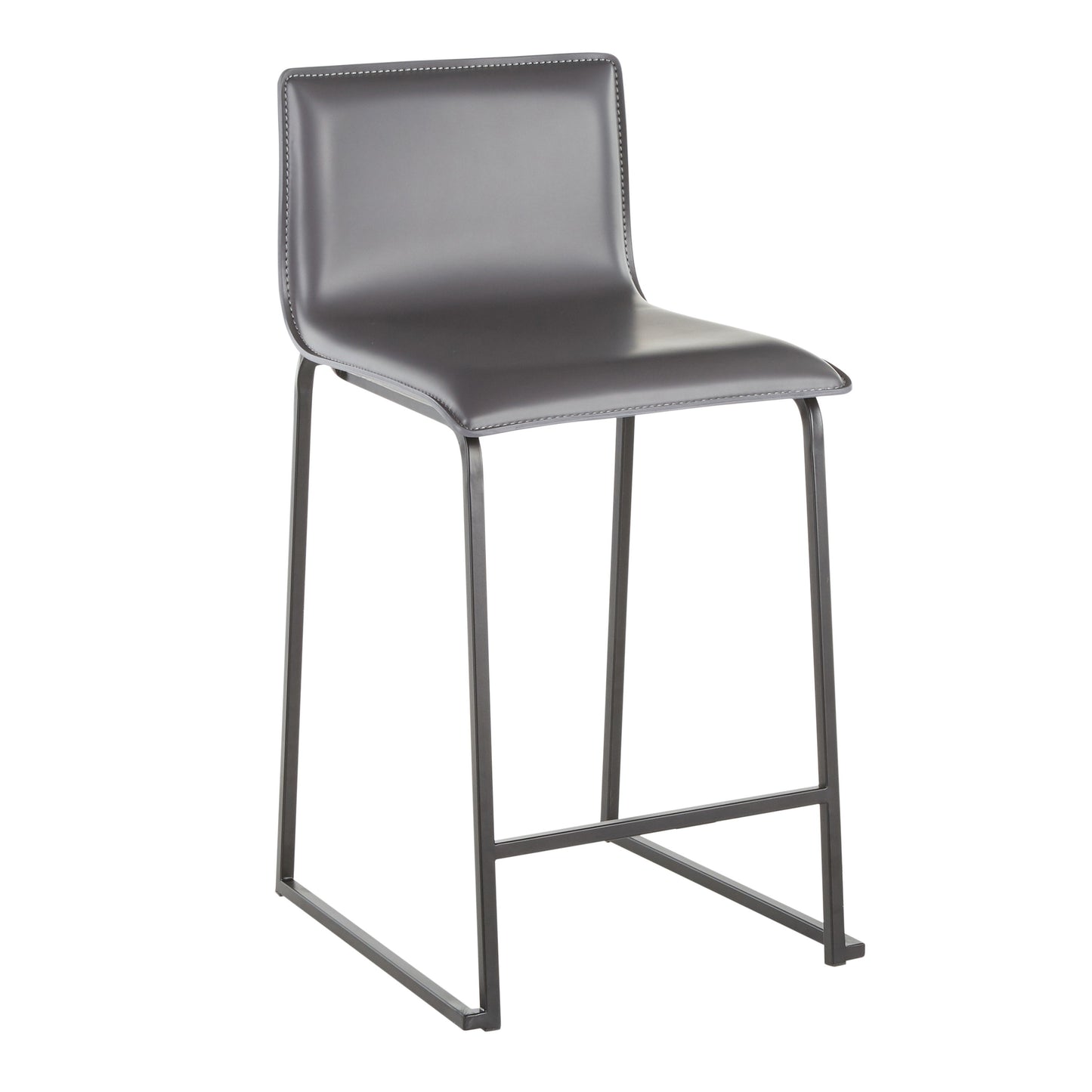 Mara - Contemporary Counter Stool (Set of 2) - Black / Gray
