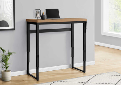 Computer Desk, Home Office, Standing, Adjustable, Laptop, Contemporary & Modern - Brown