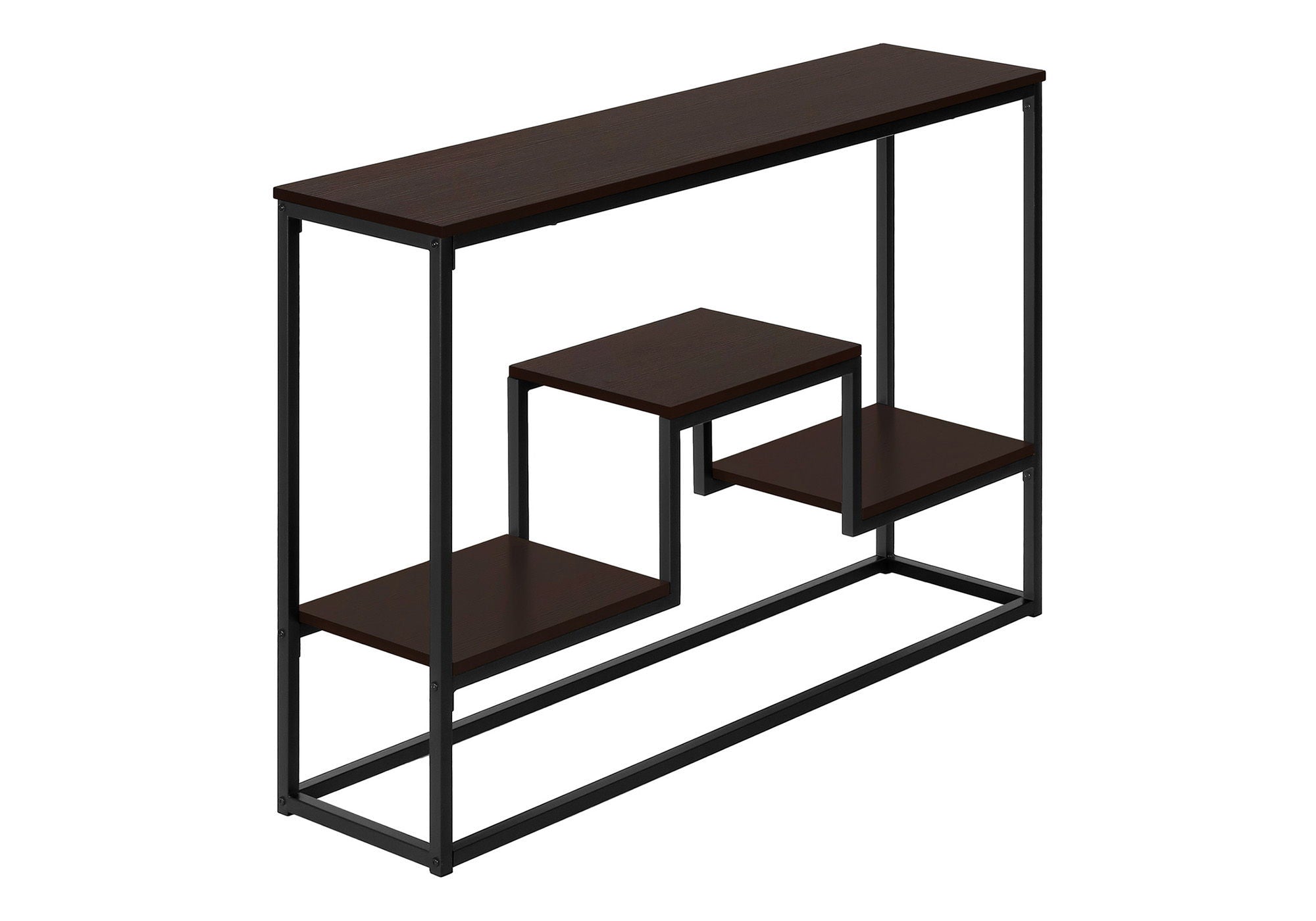 Accent Console Table For Entryway, Contemporary And Modern - Espresso