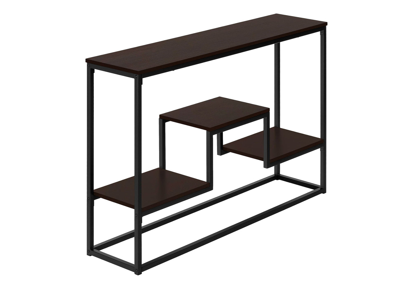 Accent Console Table For Entryway, Contemporary And Modern - Espresso