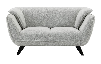 Nayeli - Boucle Loveseat - Light Gray