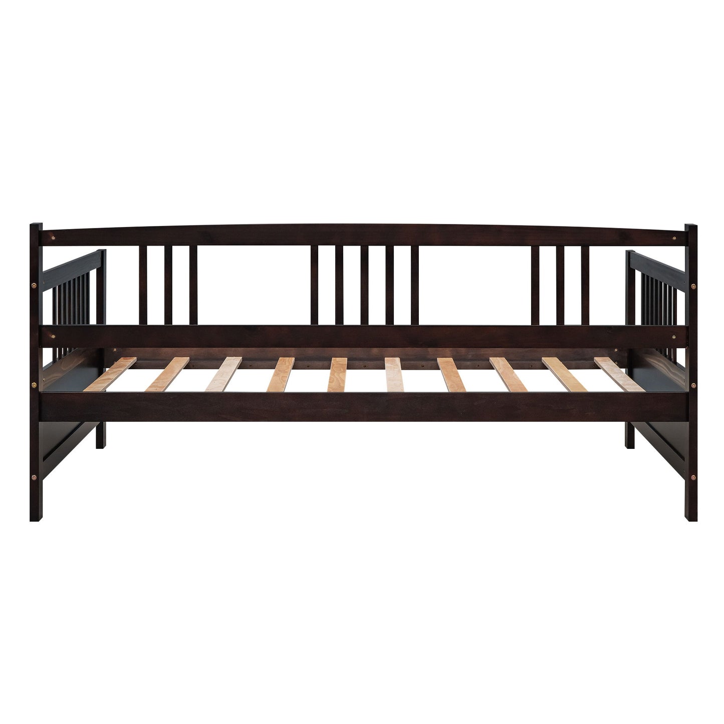Twin Size Modern Daybed, Multifunctional - Espresso