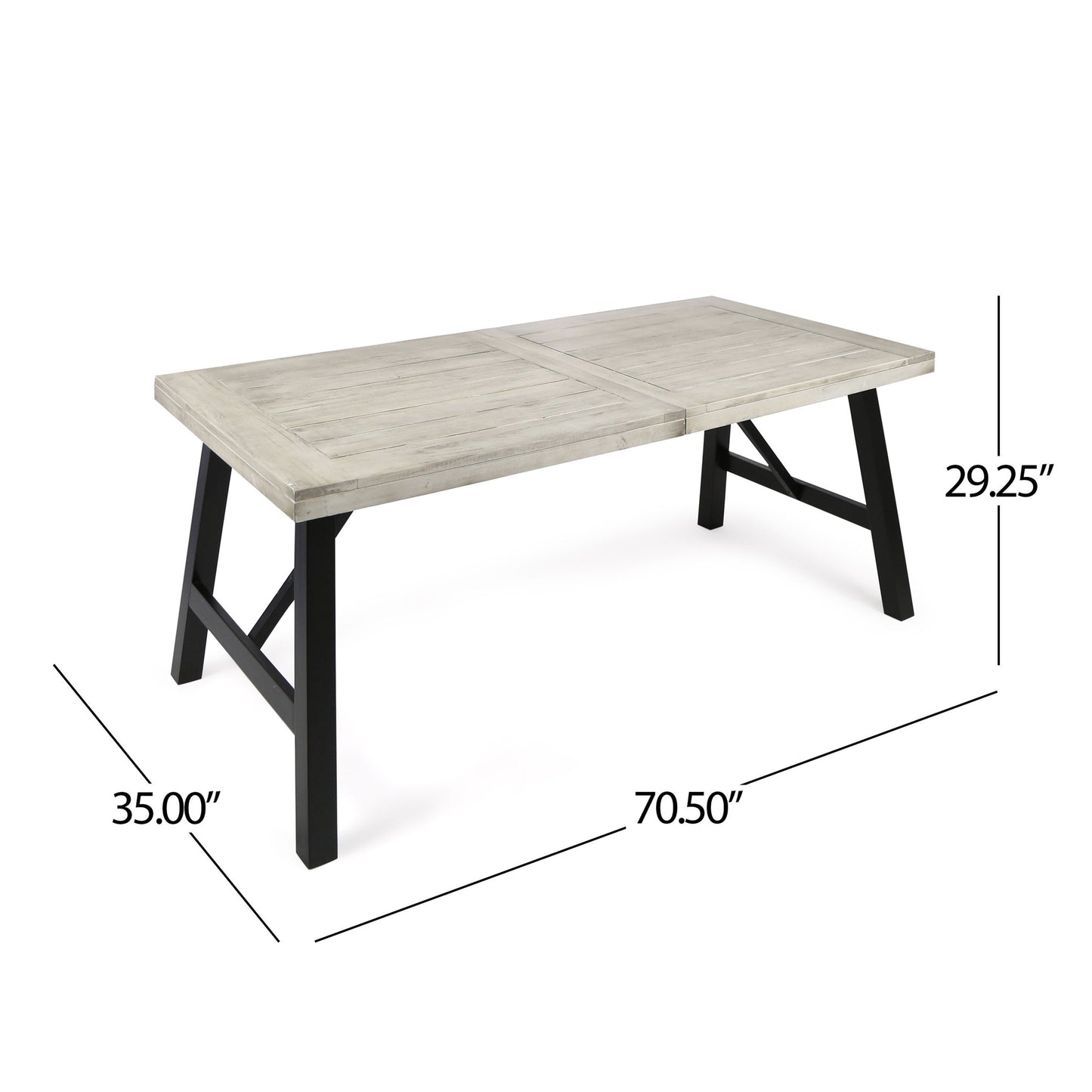 Bettina - Dining Set 3 Pieces - Gray