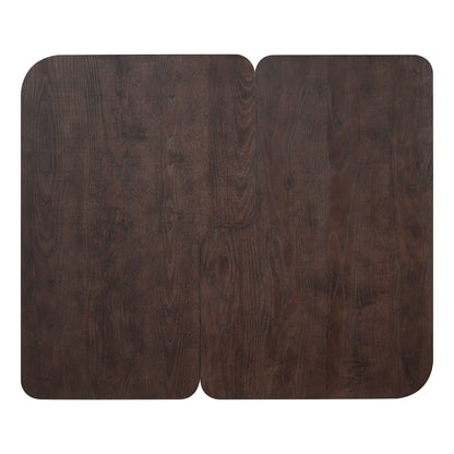 Modern Minimalist Coffee Table Set, Rectangle Coffee Table With Splicing Design, Multifunctional Combination Table For Living Room - Espresso