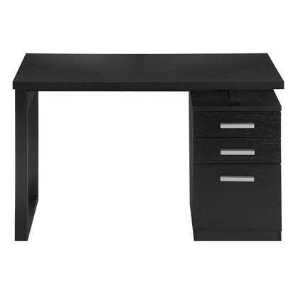 Computer Desk For Home Office, Laptop, Left Right Set - Up, Storage Drawers, Modern - Black