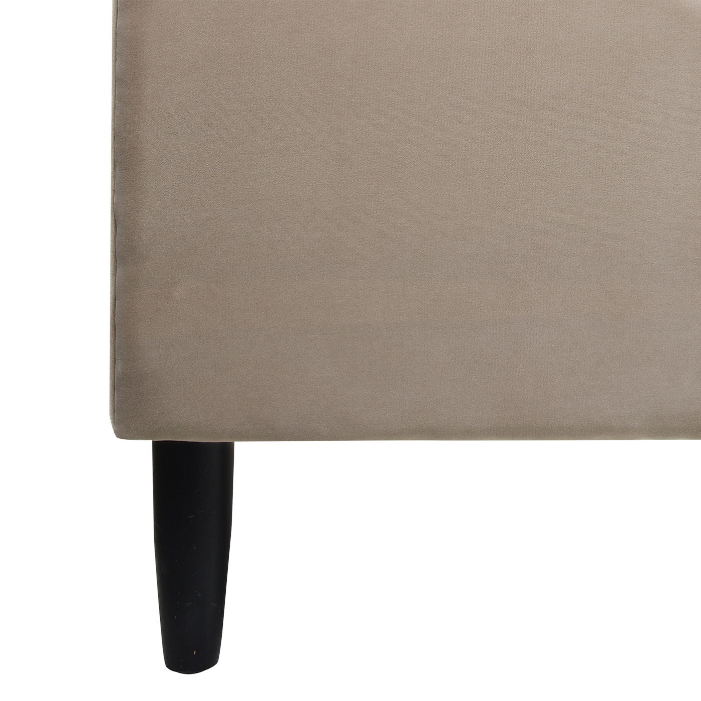 Aspen - King Vertical Tufted Headboard Platform Bed Set - Mink Beige