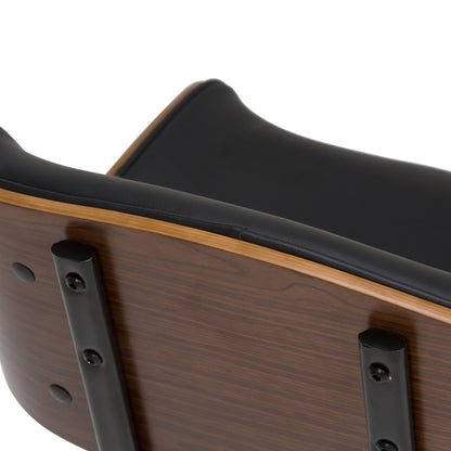 Dax - Bentwood Office Chair - Black / Natural