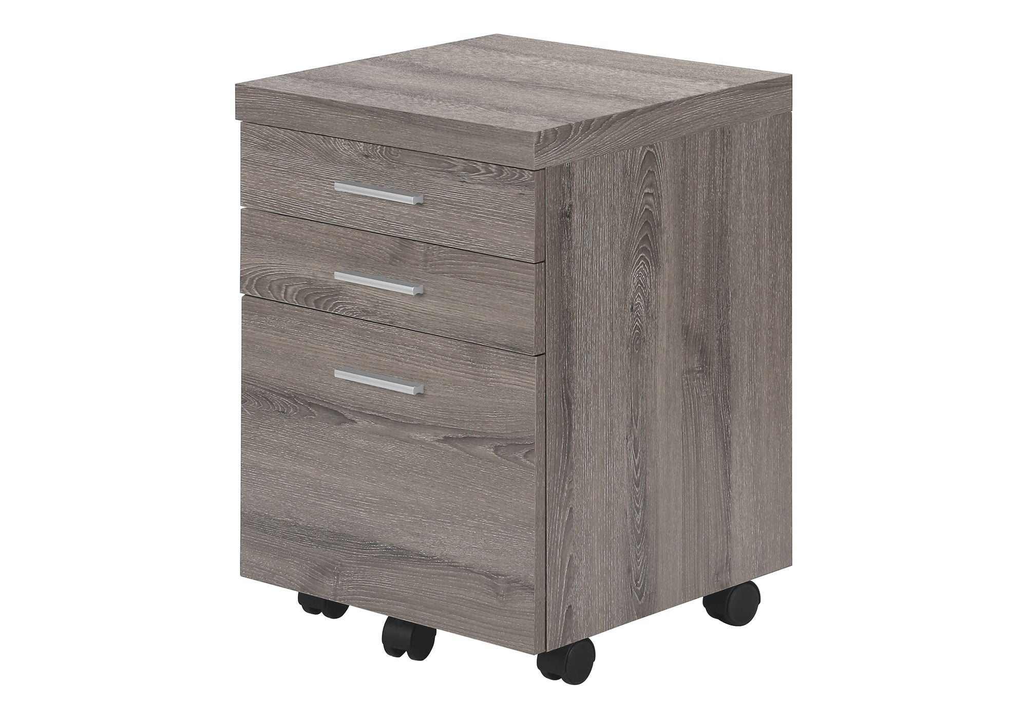File Cabinet, Rolling Mobile, Storage Drawers, Printer Stand, Office, Contemporary And Modern - Taupe