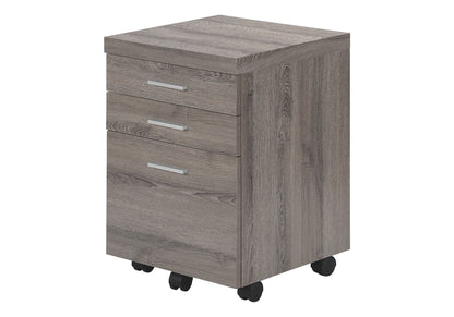 File Cabinet, Rolling Mobile, Storage Drawers, Printer Stand, Office, Contemporary And Modern - Taupe