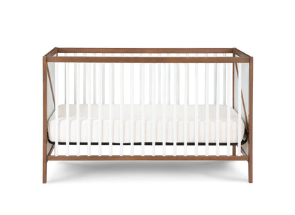 Pixie Zen - 3 In 1 Crib - Walnut / White