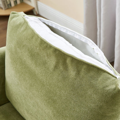 360ÔøΩÔøΩ Swivel Chair, Accent Barrel Armchair, Upholstered With Curved Design - Green