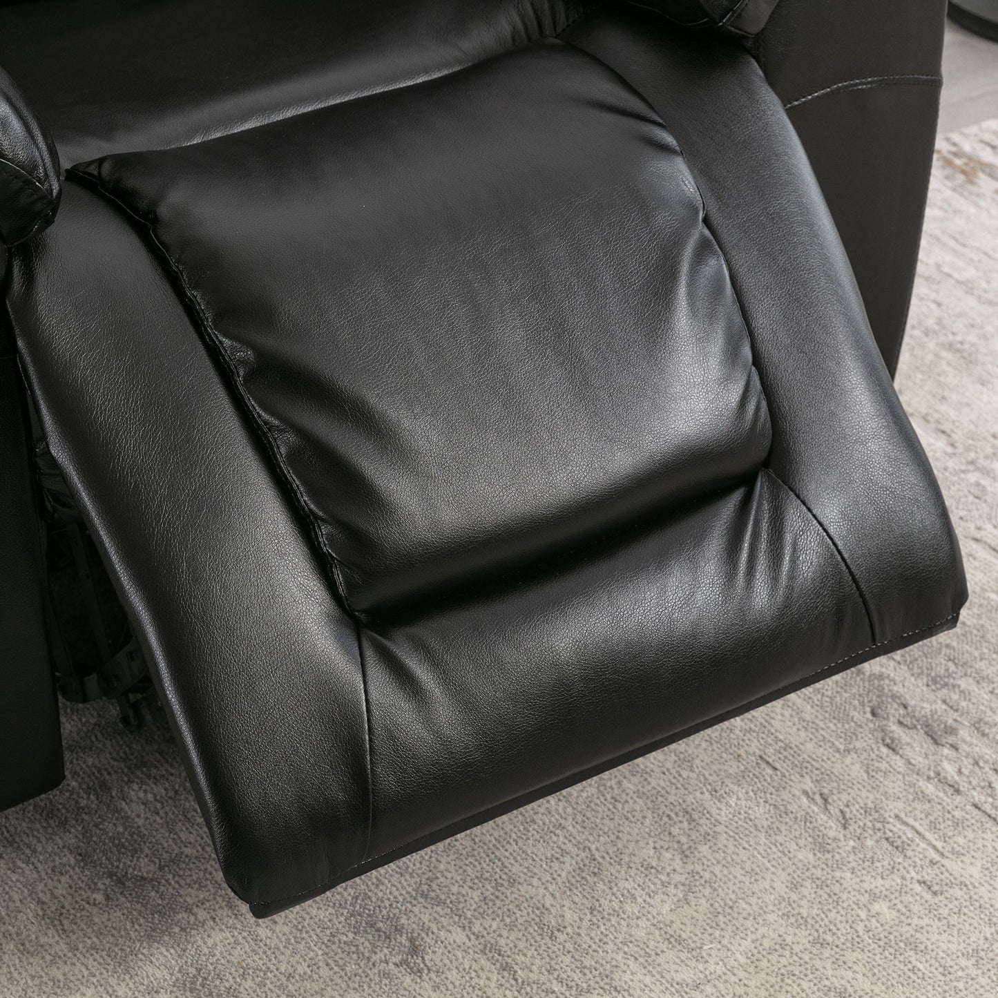 360ÔøΩÔøΩ swivel And Rocking Home Theater Recliner Manual Recliner Chair With Wide Armrest For Living Room - Black