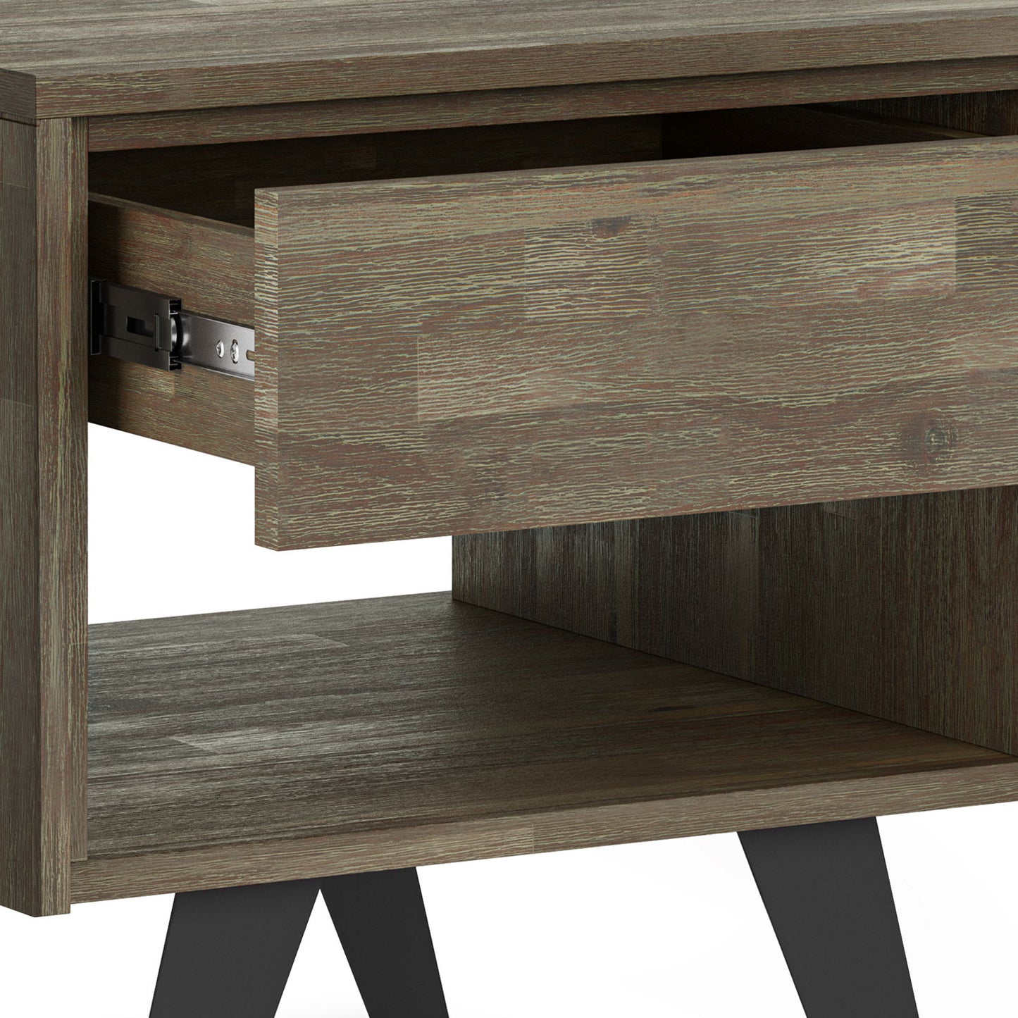 Lowry - End Table - Distressed Gray