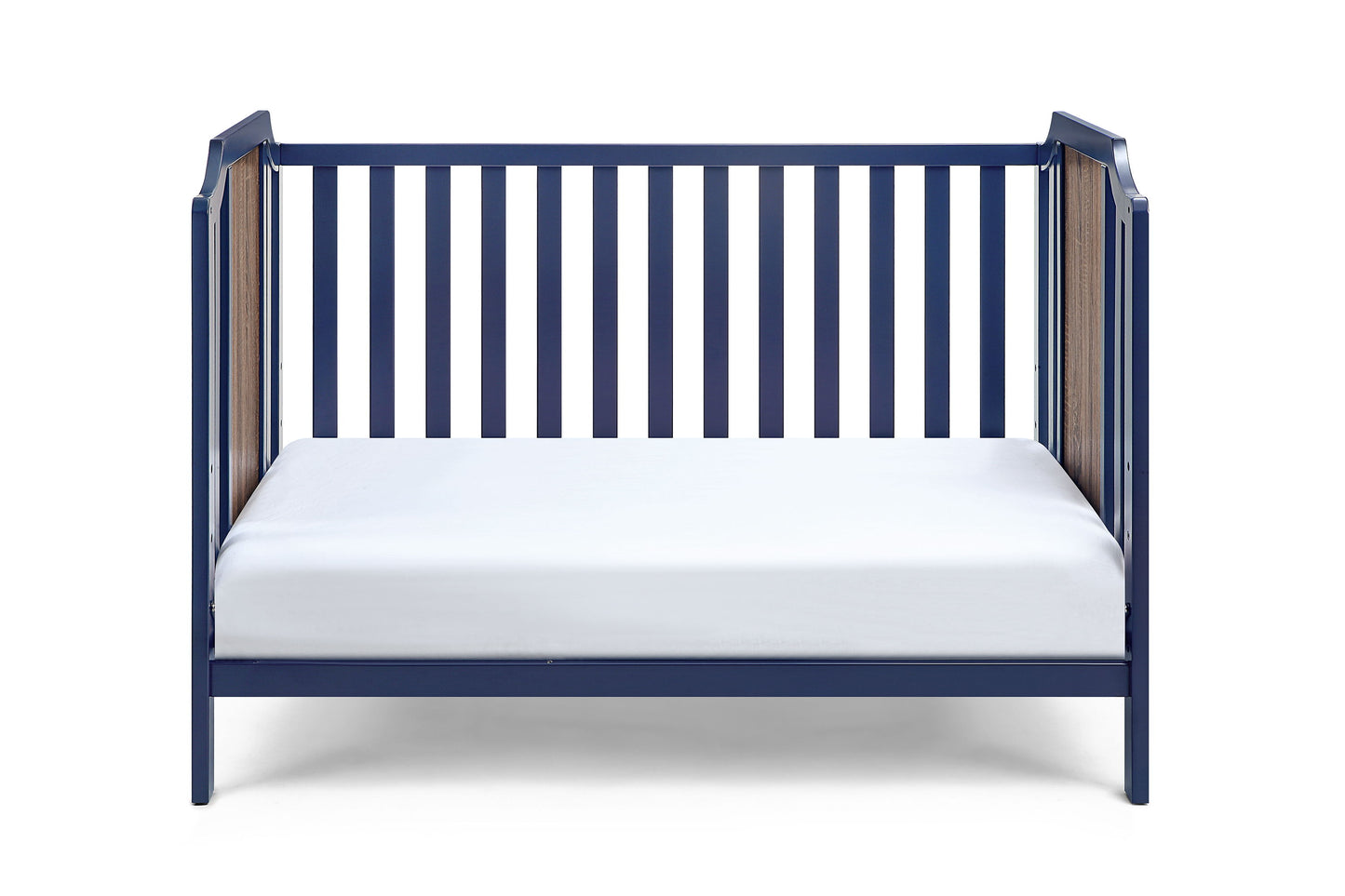 Brees Island - 3 In 1 Convertible Crib Midnight - Blue, Brownstone