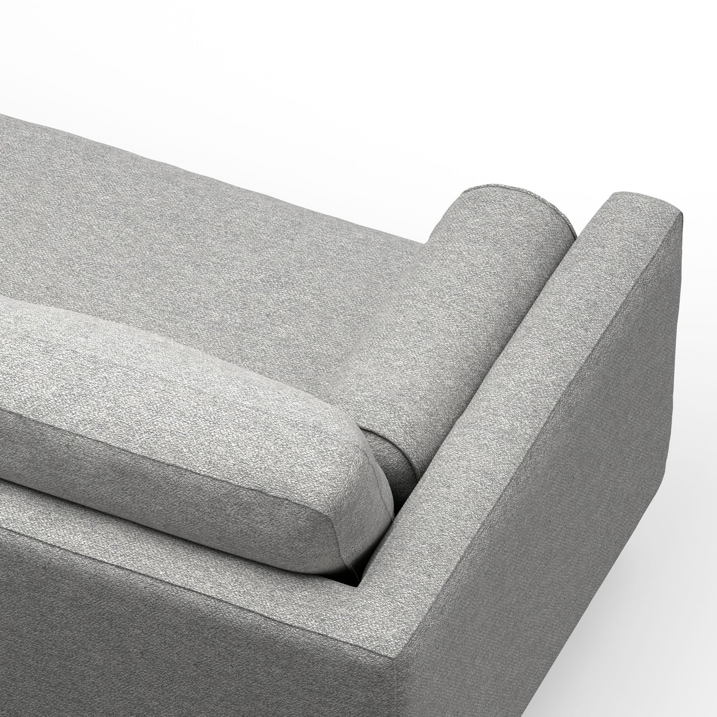 Morrison - Right Sectional Sofa - Mist Gray