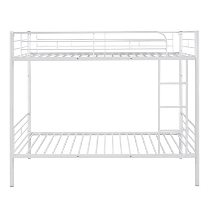 Twin Over Twin Bunk Bed - White