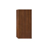 Striped Walnut Bathroom Floating Side Cabinet, Wall-Mounted Storage Cabinet For Small Spaces - Walnut