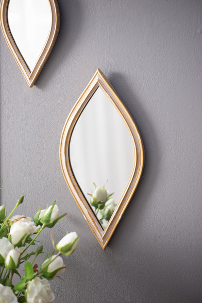 Decorative Mirror For Wall Decor - Antique Gold