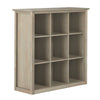 Artisan - 9 Cube Bookcase And Storage Unit - Distressed Gray