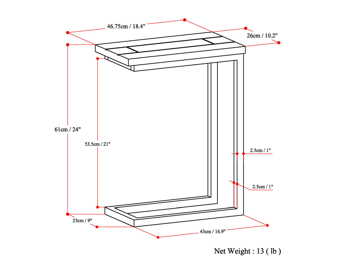 Skyler - C Side Table - Birch
