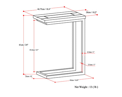 Skyler - C Side Table - Birch