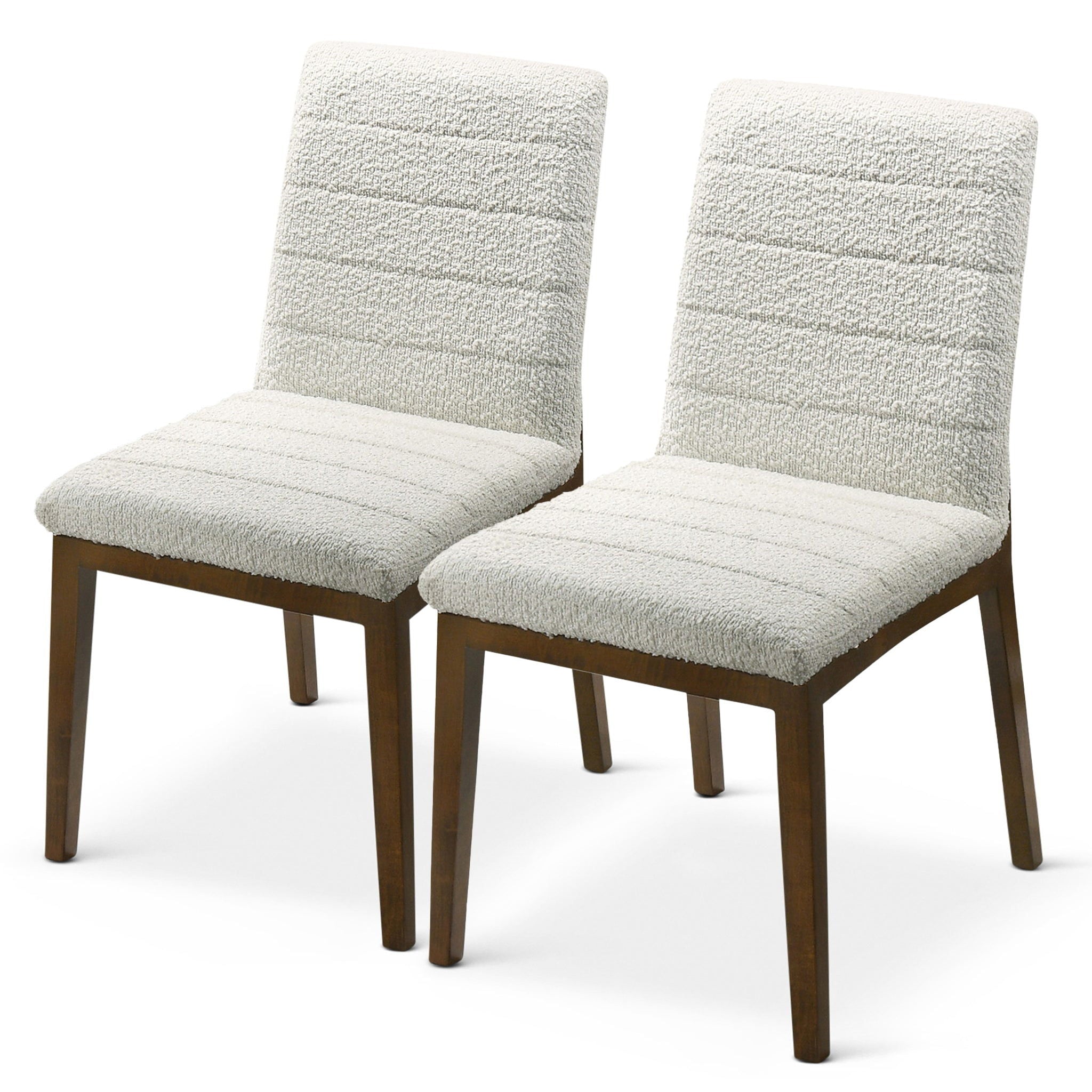 Ines - Dining Chair (Set of 2) - Brown / White