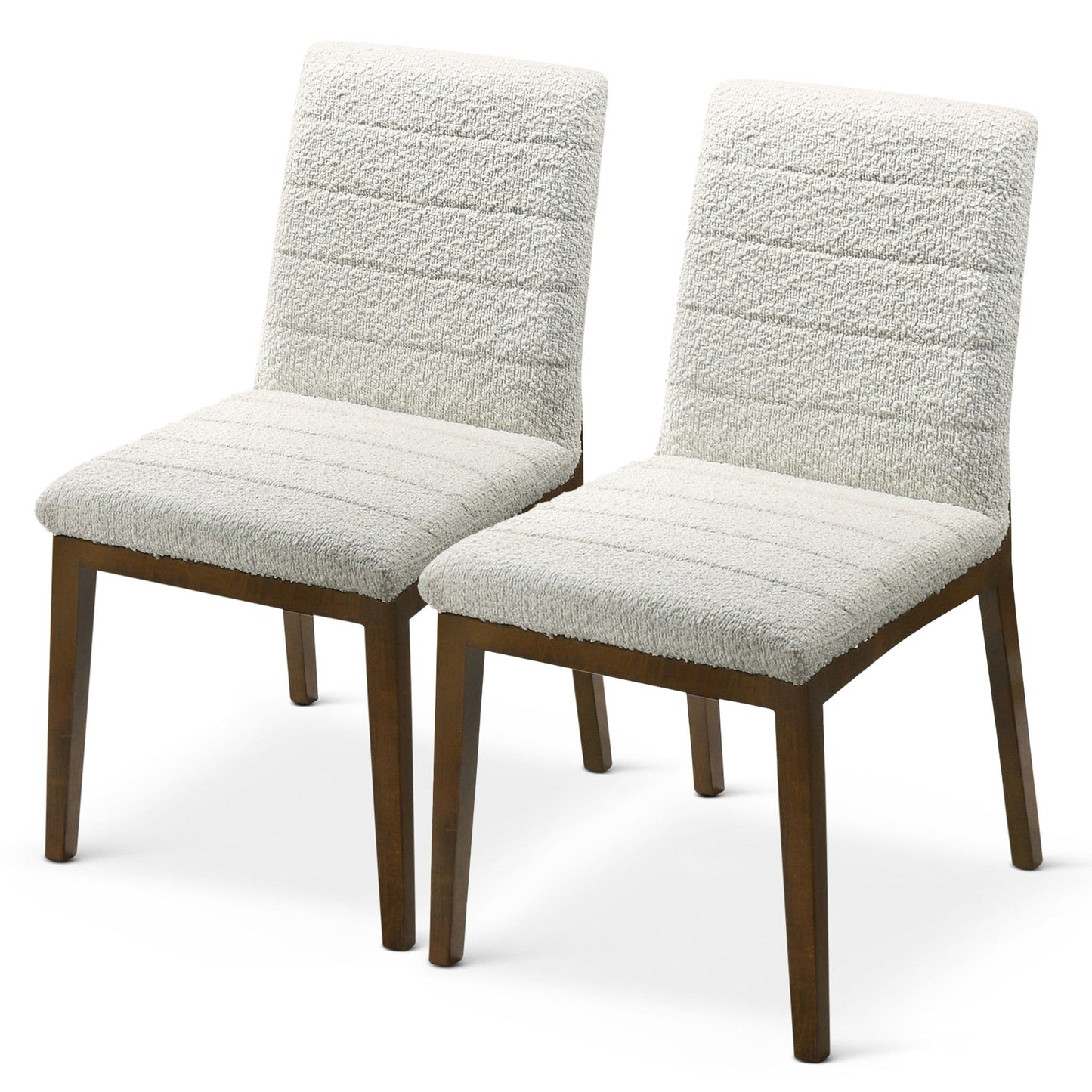 Ines - Dining Chair (Set of 2) - Brown / White