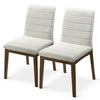 Ines - Dining Chair (Set of 2) - Brown / White