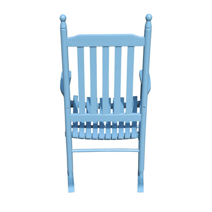 Wooden Porch Rocker Chair - Blue